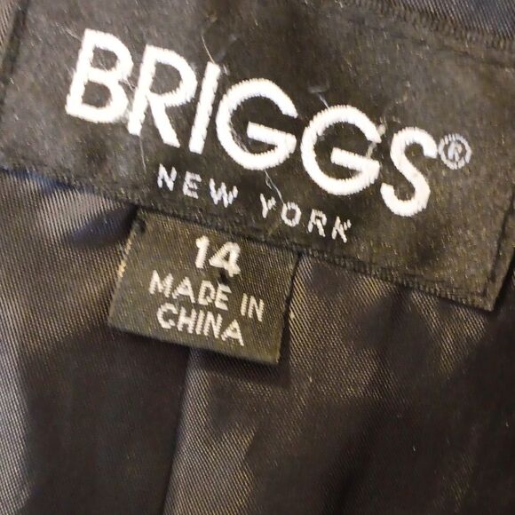Briggs New York Nubby Plaid Blazer Jacket - Picture 8 of 11
